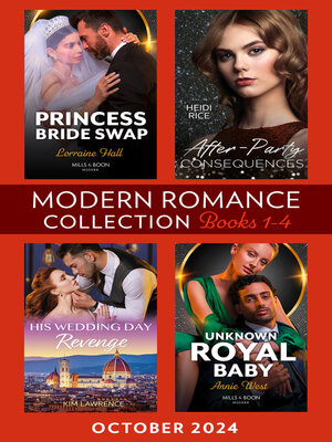 cover image of Modern Romance October 2024 Books 1-4